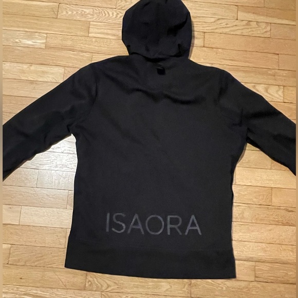Isaora Taped Seam Hoodie Black on Black Men’s M - Picture 11 of 13